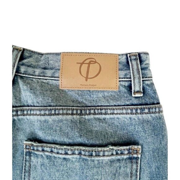TheOpen Product Women Sz 2 (28) Distressed Straight Leg Jeans - Picture 8 of 9